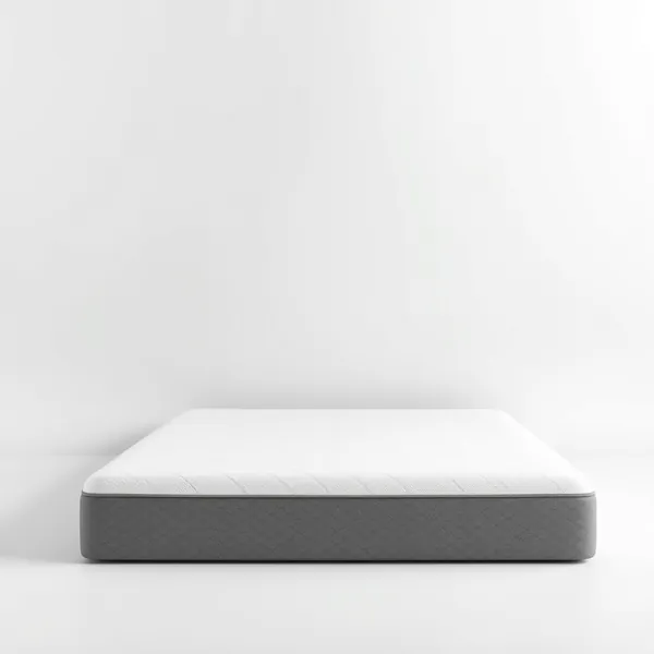 Illustrative memory foam mattress and bedding (not the actual product)