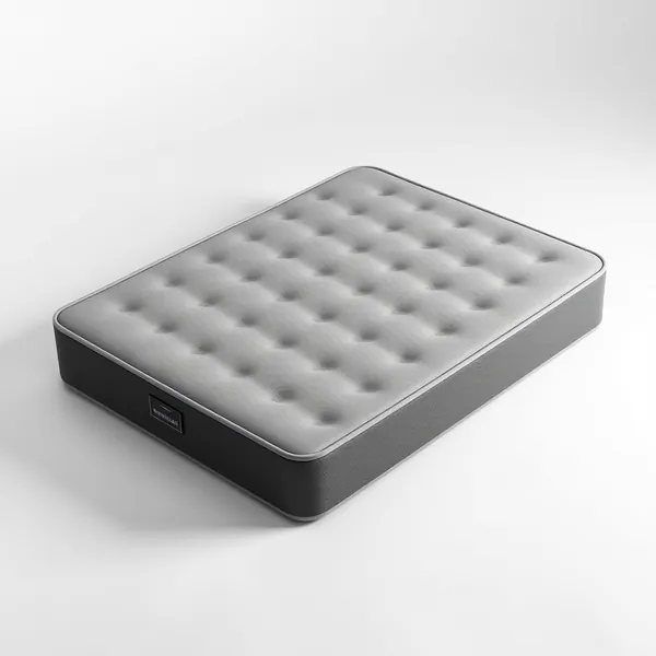 Illustrative memory foam mattress and bedding (not the actual product)