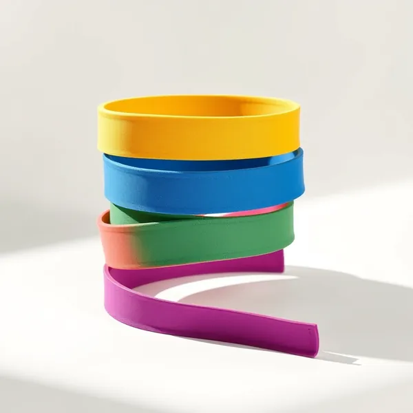 A set of colorful resistance bands
